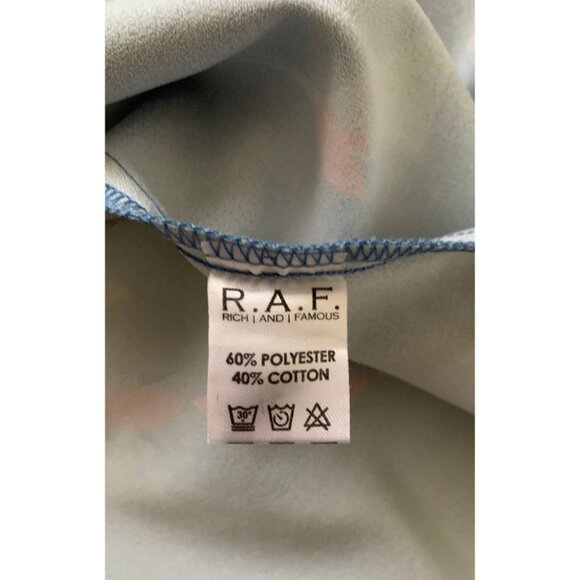 Blue wrap around dress by R.A.F (Rich and Famous) Brand - Picture 7 of 7